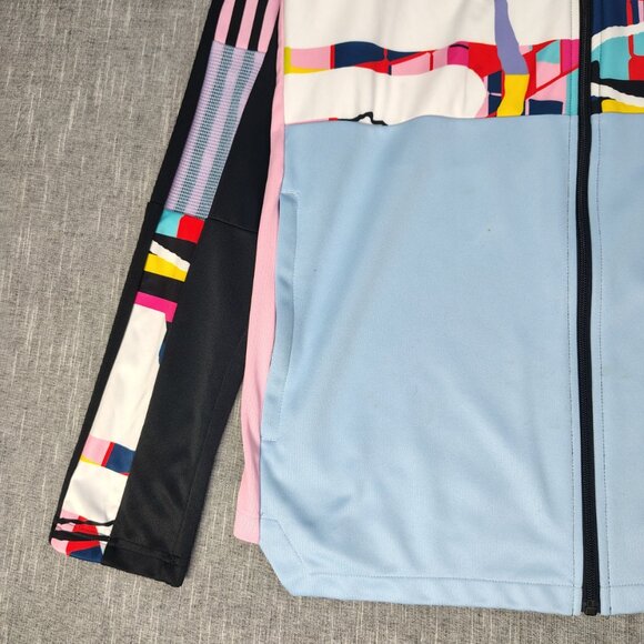 Adidas Track Jacket Tiro Love Unites Full Zip Performance Women's Size Large - Picture 9 of 16